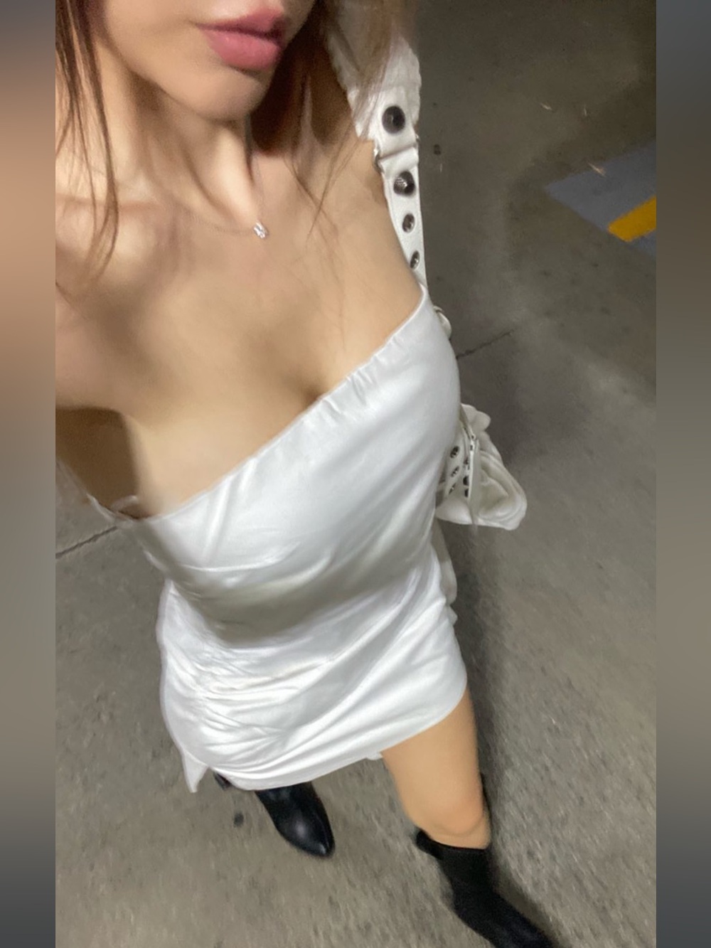 Cotton Candy LA White mini dress